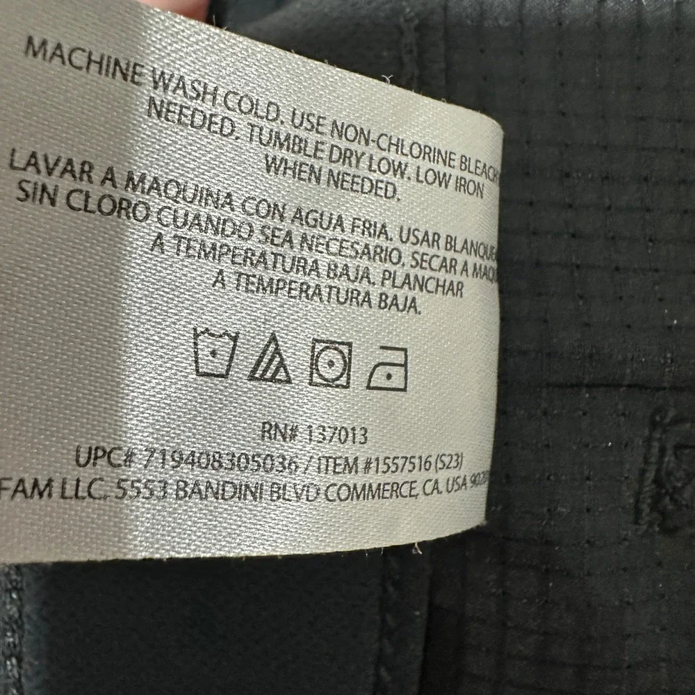 Banana Republic Mens Size 40 Black Performance Pants Flat Front